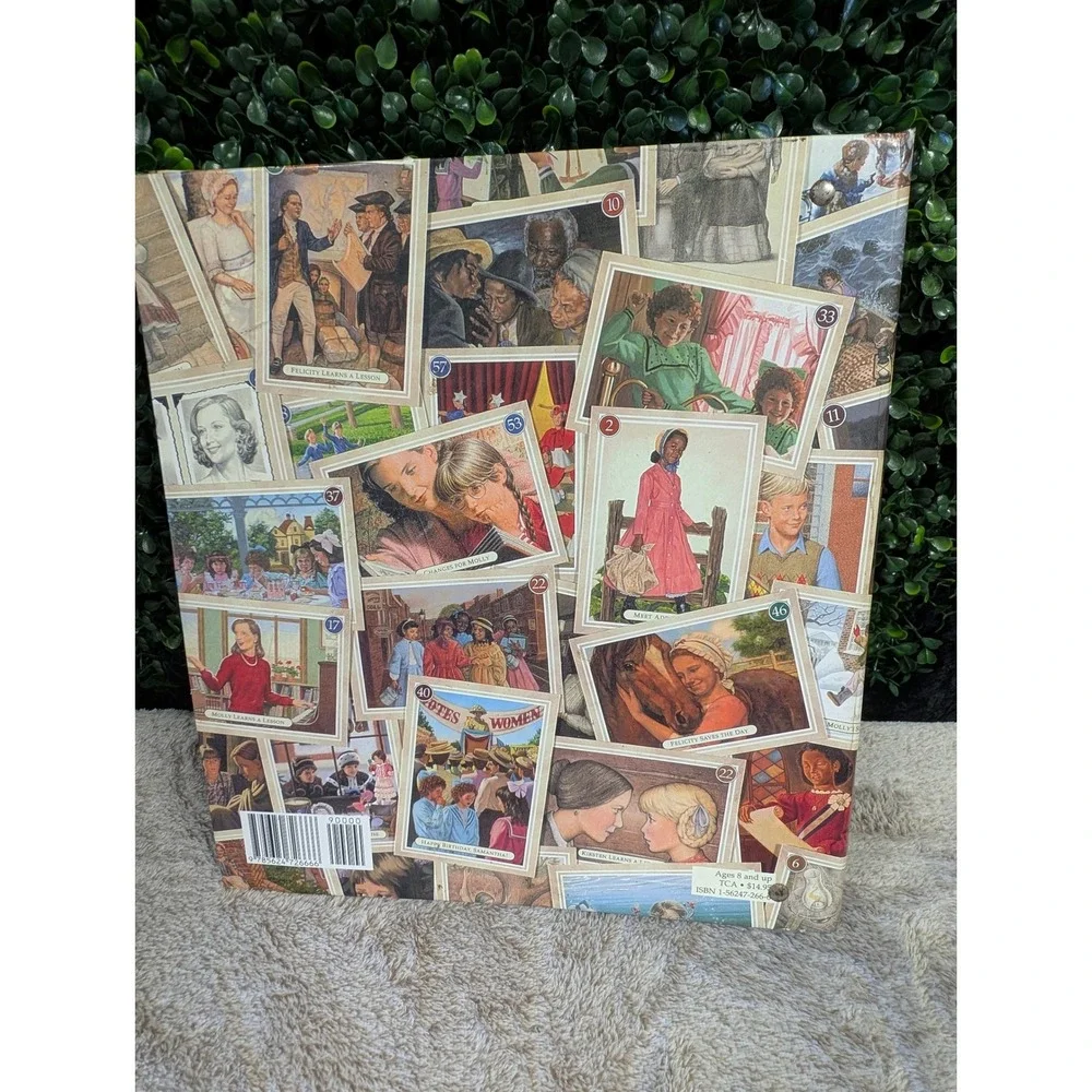 Vintage 1990s‎ American Girls Collection Trading Card Album Binder with 90 Cards